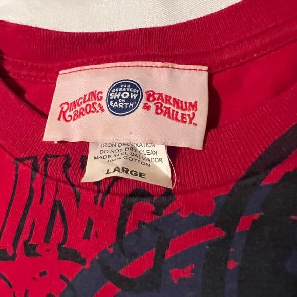 Ringling Bros Circus T-Shirt - The Greatest Show on Earth - Size L - 100% Cotton - Picture 5 of 6
